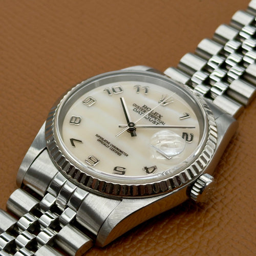 Montre Rolex Datejust 36 16234 MOP 58 Facettes 058