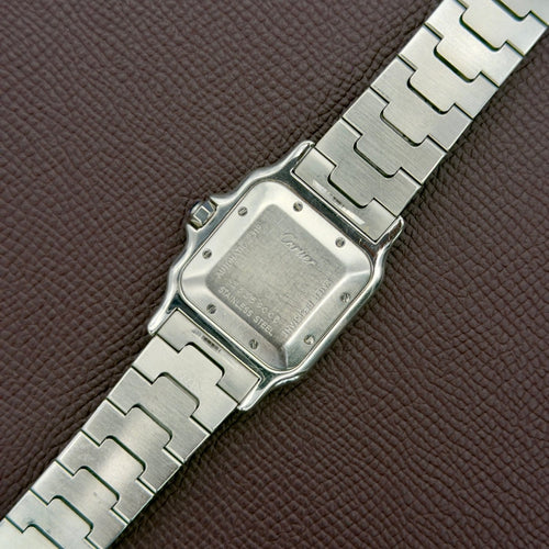 Montre Cartier Santos Galbée 2319 guilloché 58 Facettes 051
