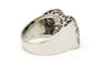 Bague 52 Bague Art déco sertie de diamants en or blanc 18 carats 58 Facettes 23386