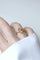 Bague 52.5 Bague ancienne rose en or jaune 18 ct rubis et diamants 58 Facettes