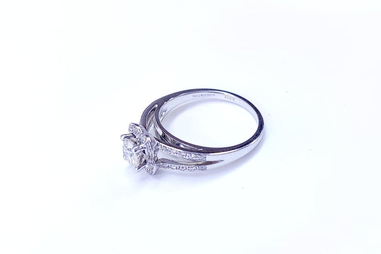 Bague 55 Mauboussin Chance of Love n°5 - Bague en or blanc 18k et diamants 58 Facettes DV-MAUBOUS1