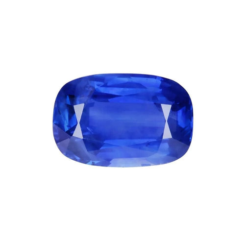 Gemstone Saphir bleu birman - Pierre coussin non chauffée 13,99 carats 58 Facettes ME-L-02