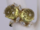 Bague 53 Bague toi et moi en or jaune, citrine et diamants 58 Facettes BA-1317