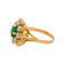 Bague 49 Bague Or jaune Emeraude, Diamant 58 Facettes 4937790RV