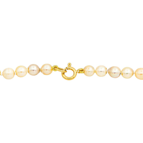 Collier Collier Or jaune Saphir, Diamant, Perle 58 Facettes 4932001CN