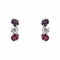 Boucles d'oreilles Boucles d'oreilles Or blanc Diamant, Rubis 58 Facettes 5039430RV