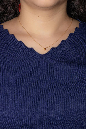 Collier Dinh Van Collier Cube Or jaune Saphir jaune 58 Facettes 5094210RV