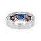 Bague 54 Bague Or blanc Saphir, Diamant 58 Facettes 5106091CN