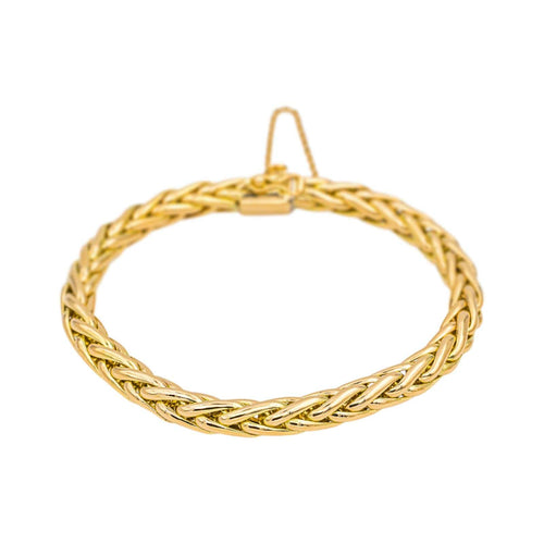 Bracelet Bracelet Maille palmier Or jaune 58 Facettes 5177670RV