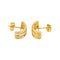 Boucles d'oreilles Boucles d'oreilles Demi créoles Or jaune Diamant 58 Facettes 5177684RV