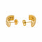 Boucles d'oreilles Boucles d'oreilles Demi créoles Or jaune Diamant 58 Facettes 5177684RV