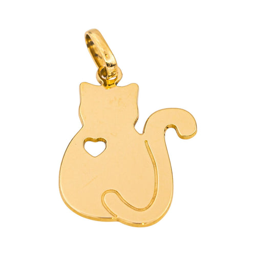 Pendentif Pendentif Chat Or jaune 58 Facettes 5189853RV