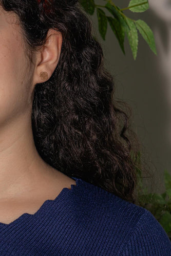 Boucles d'oreilles Ginette NY Boucles d'oreilles Puces Solo Purity Or rose 58 Facettes 5276262RV