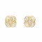 Boucles d'oreilles Ginette NY Boucles d'oreilles Puces Solo Purity Or rose 58 Facettes 5276262RV