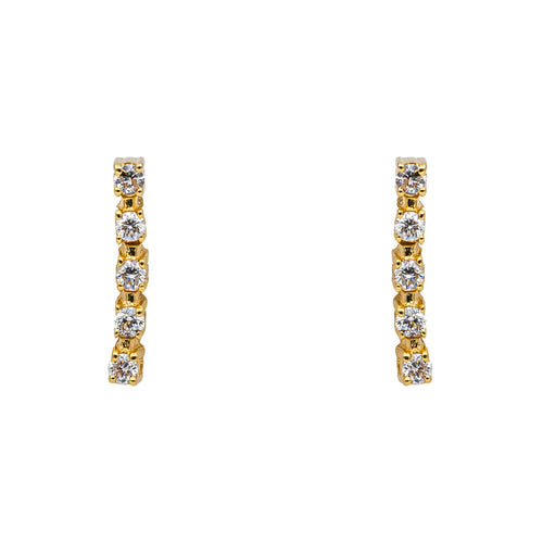 Boucles d'oreilles Boucles d'oreilles Puces Or jaune Diamant 58 Facettes 5276273RV