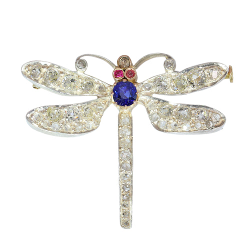 26050-0268.p00_Late Victorian Dragonfly Brooch  Diamond Set Wings and Sapphire Body  circa 1900-en.jpg