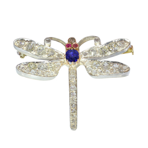 26050-0268.p01_Late Victorian Dragonfly Brooch  Diamond Set Wings and Sapphire Body  circa 1900-en.jpg