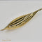 Pendentif Brosche feuille en or jaune 18 carats et diamants 7,50 ct 58 Facettes 1702