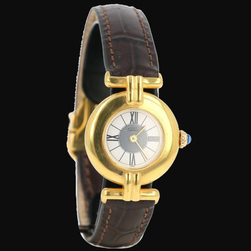 Montre Cartier Montre Colisée Must De Cartier Vermeil 58 Facettes MT44868