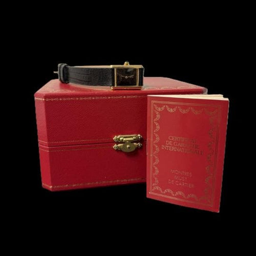 Montre Cartier Montre Tank Vermeil 58 Facettes MT44889