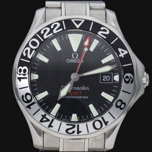 Montre Omega Montre Seamaster Diver 300M Gmt 50Th Anniversary 58 Facettes MT45537