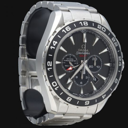 Montre Omega Montre Seamaster Aqua Terra Gmt Chronograph 58 Facettes MT45539