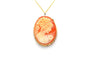 Pendentif Pendentif années 50 en or jaune 18 carats serti d’un camée 58 Facettes 23039