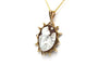 Pendentif Pendentif Art déco en or jaune 18 carats avec camée, perles et diamants 58 Facettes 22704