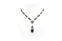 Collier Collier Napoléon III en or jaune 18 carats, onyx et agates 58 Facettes B606