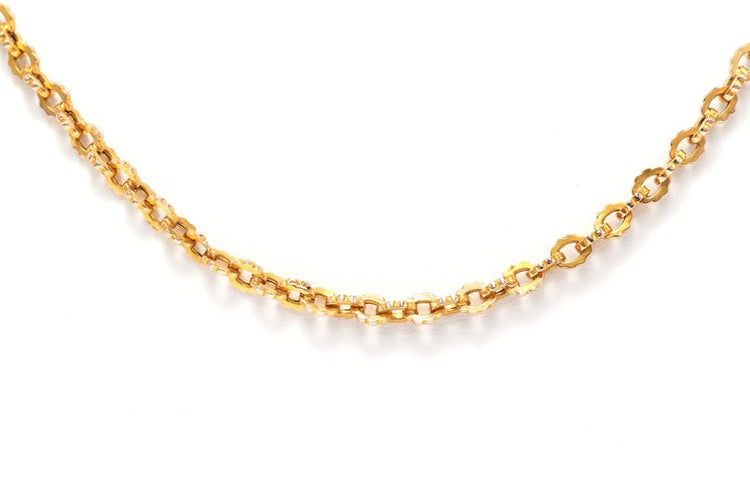 Collier Collier Napoléon III en or jaune 18 carats 58 Facettes B693