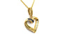 Pendentif Pendentif contemporain en or jaune 18 carats serti de saphirs et diamants 58 Facettes 22985