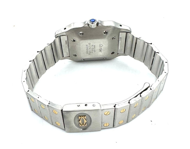 Montre Cartier Santos - Montre en or jaune et acier, réf. 2961 58 Facettes 260002