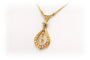 Collier Art nouveau - Collier en or jaune 18 carats et perles 58 Facettes B291