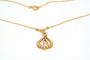 Collier Art nouveau - Collier en or jaune 18 carats et perles 58 Facettes B291