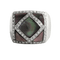 Bague 59 Bague en or blanc, nacre noire et diamants 58 Facettes OC-61E00501