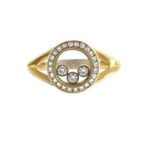 Chopard Happy Diamonds - Bague en or jaune et diamants