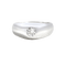 Bague 54 Jonc anglais - Bague en or blanc et diamant 58 Facettes OC-61000392