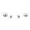 Boucles d'oreilles Boucles d'oreilles - Puces en or blanc 750 et diamants 58 Facettes 260065R