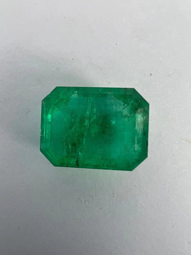 Gemstone Émeraude colombienne - Pierre taille octogonale 58 Facettes ME-EM-1