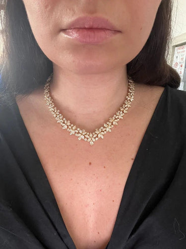 Collier Collier cocktail en or jaune 18K et diamants 58 Facettes NECK-122