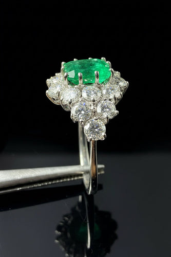 Bague 53 Bague cocktail - Saphir et diamants en or 58 Facettes