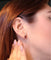 Boucles d'oreilles Boucles d’oreilles - Puces en or jaune 18K, diamants et rubis 58 Facettes