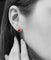 Boucles d'oreilles Boucles d’oreilles - Puces en or jaune 18K, diamants et rubis 58 Facettes