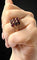 Bague 55 Bague vintage années 1950 en or jaune 18K et grenats rhodolites 58 Facettes