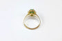 Bague 54 Bague marguerite en or jaune 18K avec émeraude et diamants 58 Facettes Bag.Margt.Arc-E-FA.54