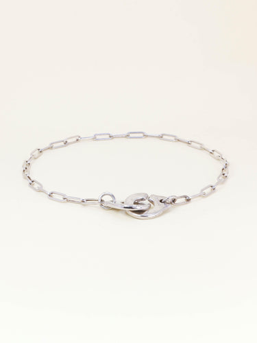 Collier DINH VAN Collier Menottes argent - très grand modèle 58 Facettes COLLIER