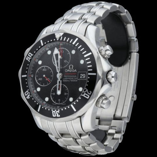 Montre Omega Seamaster Diver 300M - Montre chronographe automatique en acier 58 Facettes MT45555