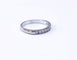 Bague 49.5 Demi-alliance - Bague en or blanc 18K et diamants 58 Facettes All.demi.B.0.20ct-2005
