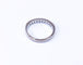 Bague 49.5 Demi-alliance - Bague en or blanc 18K et diamants 58 Facettes All.demi.B.0.20ct-2005