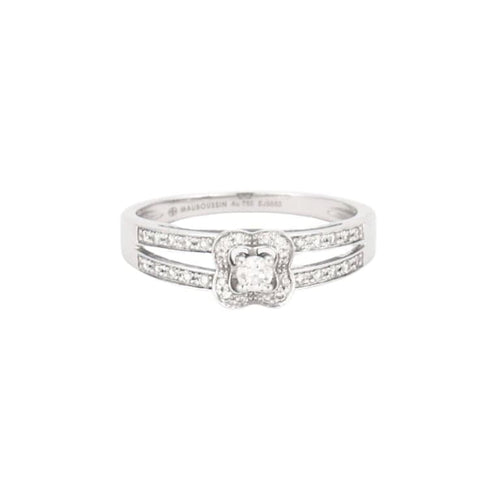 Bague 49 Mauboussin Chance of Love n°1 - Bague en or blanc 18 carats et diamants 58 Facettes LO0147878